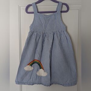 Searsucker Dress - 3-4T